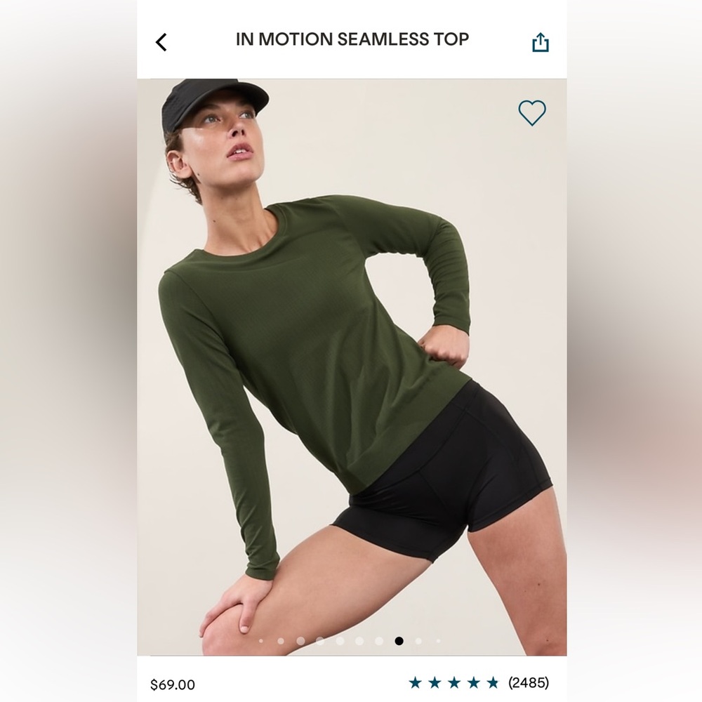 In motion Long sleeve top size medium